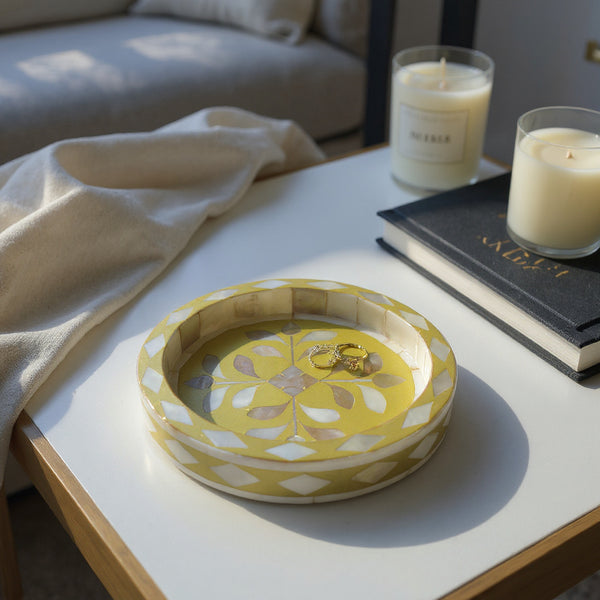 Lemon Glow Trinket Tray