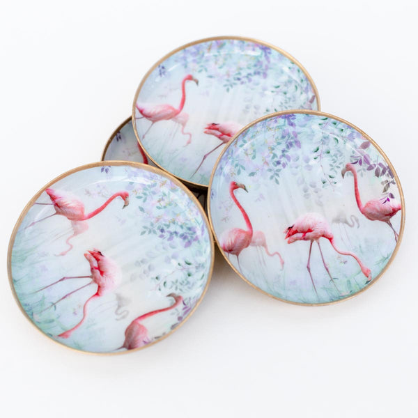 Metal Coasters - Flamboyance (Set of 4)