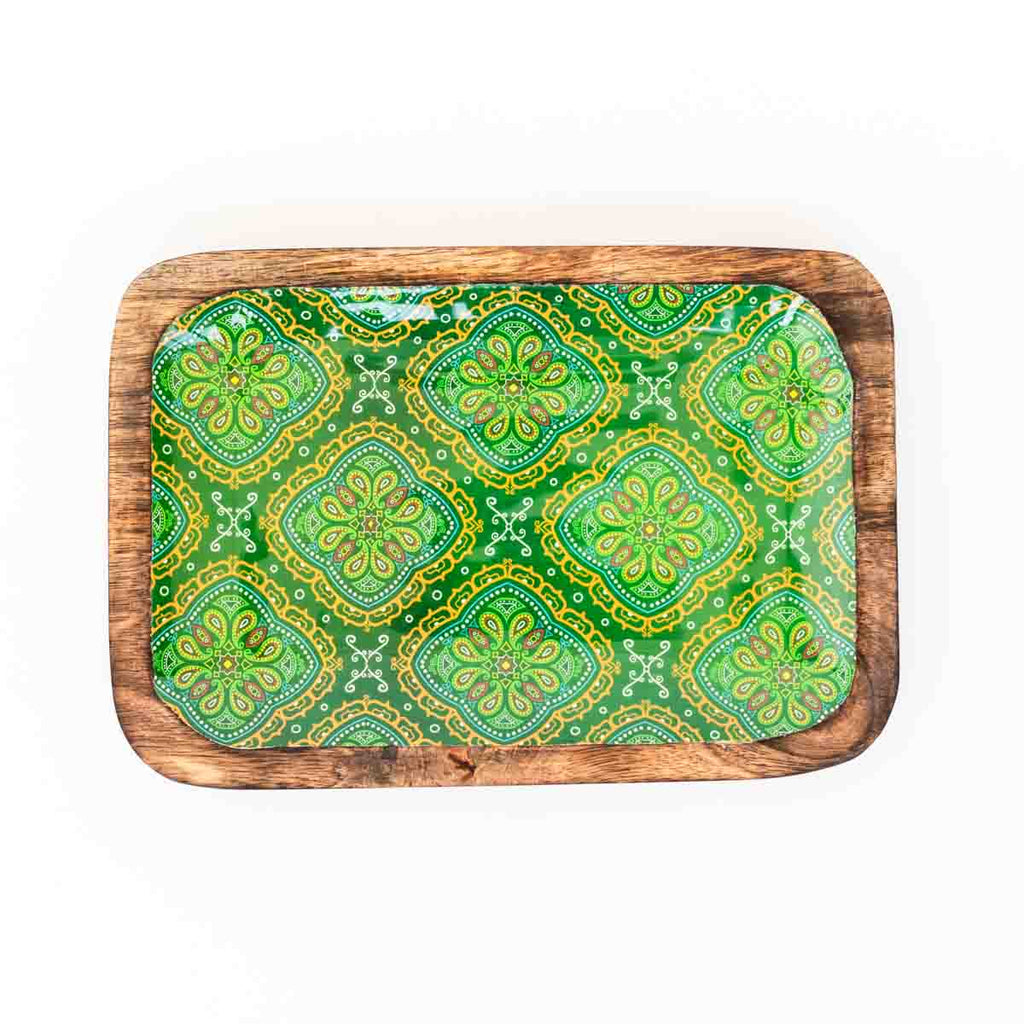 Mini Serving Tray - Bandhani