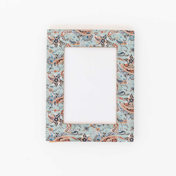 Photo Frame - Blue Paisley