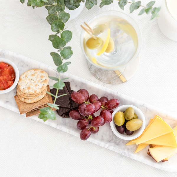 Marble Snack Platter Set