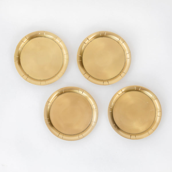 Brass Coasters (Set of 4/6)