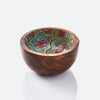 Mango Wood Nibble Bowl - Mughal Blossom