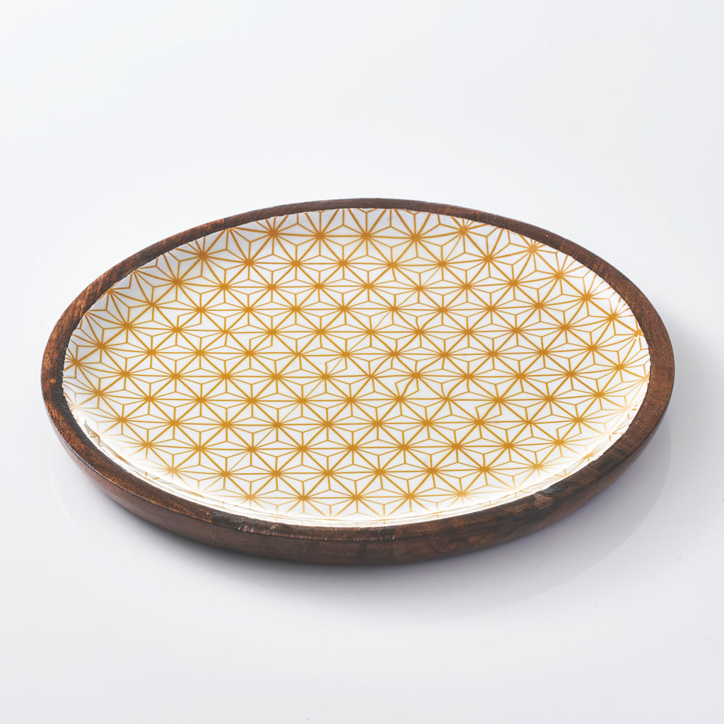 Round Serving Tray - Kumiko